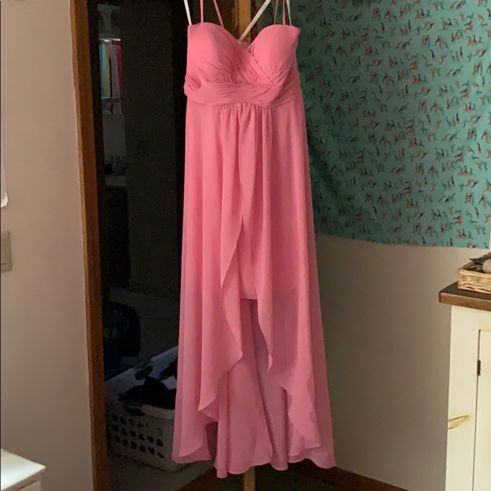 Pink prom dress